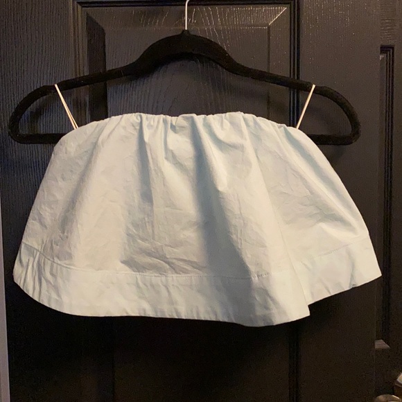 Baby blue crop top - Picture 1 of 2